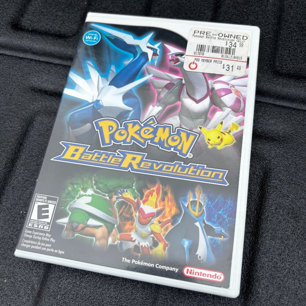 Pokemon Battle Revolution Wii Video Game Nintendo with Manual
